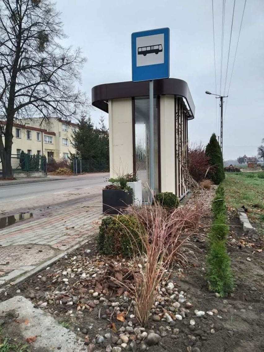 Zielone przystanki powstają w gminie Lisków. ZDJĘCIA