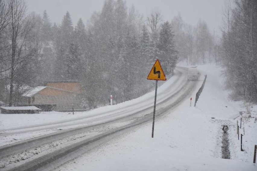 Ostrzeżenie IMiGW przed opadami śniegu na południu Małopolski