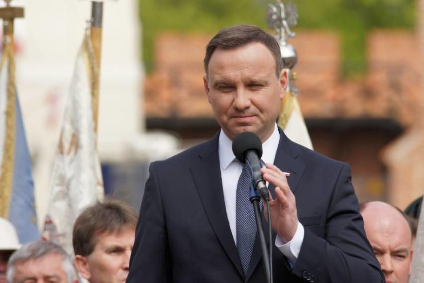 Prezydent Andrzej Duda wziął udział w pielgrzymce robotników...