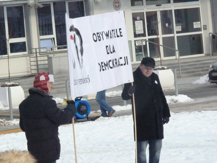 W sobotę w Koszalinie ponownie odbyła się manifestacja...