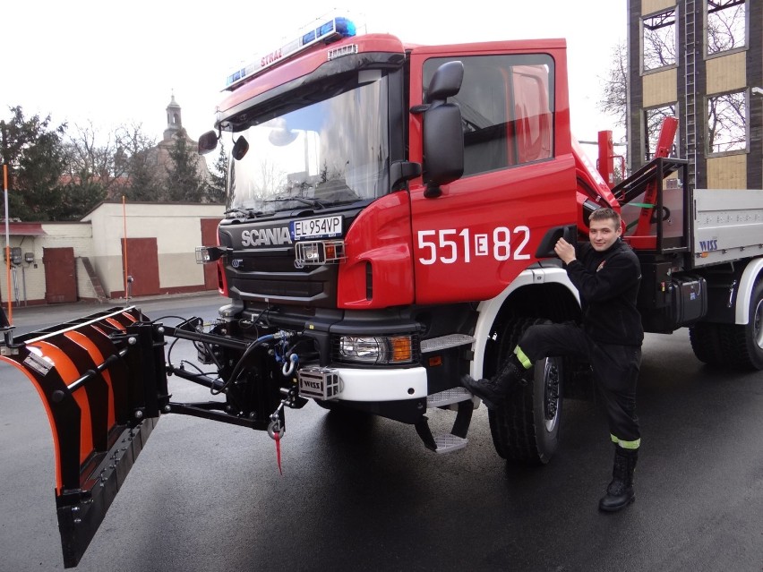 Długie akcje pożarnicze i śnieżyce wieluńskim strażakom niestraszne 