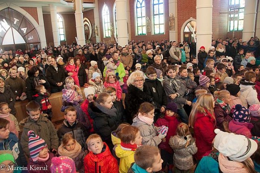 Spotkanie dzieci ze świętym Mikołajem w Olsztynie [zdjęcia]