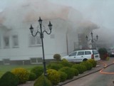 Pożar w budynku jednorodzinnym na ulicy Karbowiaka w Krotoszynie [ZDJĘCIA]