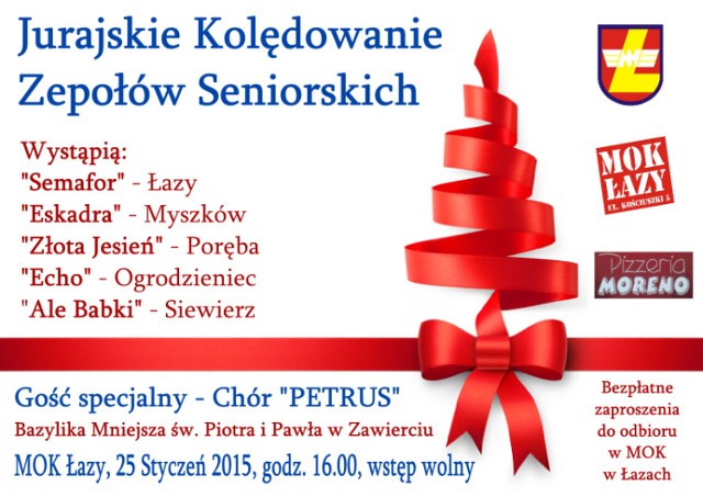 Jurajskie Kolędowanie Zespołów Seniorskich w Łazach .