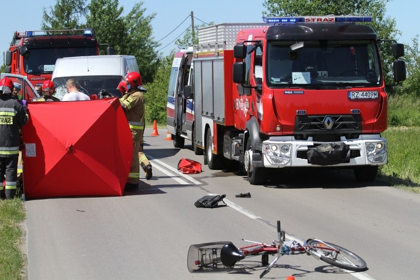 Potrącenie rowerzystki w Tarnobrzegu. Nie żyje 76-letnia kobieta! (ZDJĘCIA, WIDEO)