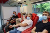 Akcja oddawania krwi w Sępólnie Krajeńskim. Honorowi dawcy oddali cenny dar. Zdjęcia