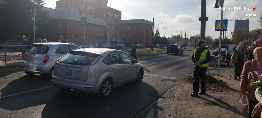 Policjanci czuwali nad bezpieczeństwem pieszych i kierowców...