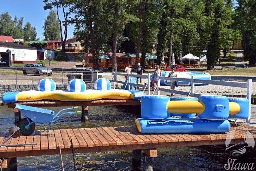 Nowe wodne atrakcje dla dzieci na Jeziorze Sławskim