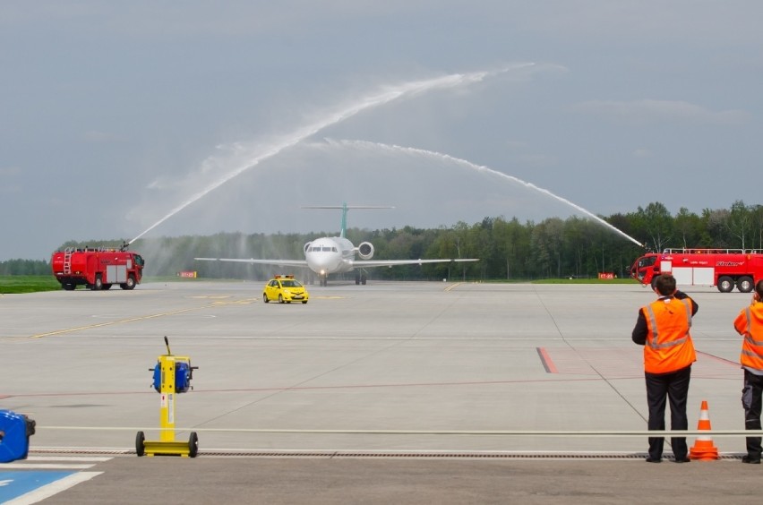 Lotnisko Lublin: Odleciał pierwszy samolot do Rzymu