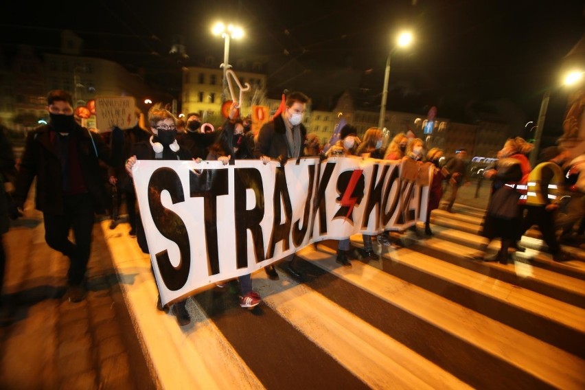 Strajk Kobiet we Wrocławiu.
