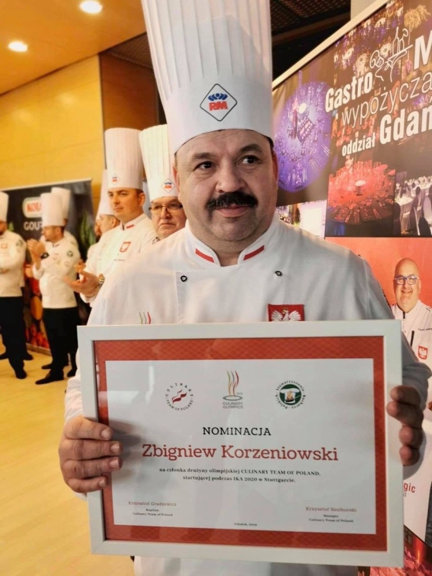 Zbigniew Korzeniowski, kucharz, właściciel firmy W Pół Drogi...