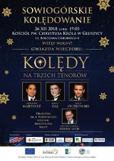 Głuszyca: W drugi dzień świąt „Sowiogórskie kolędowanie” czyli koncert trzech tenorów