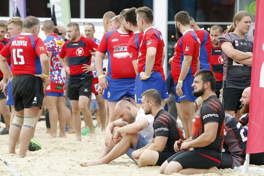 Rugby na plaży w Manufakturze - Bierhalle Beach Rugby 2017