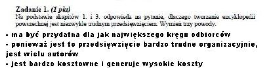 Już są odpowiedzi z matury 2012 z języka polskiego!