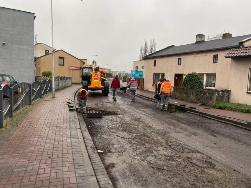 Trwa wyczekiwany od lat remont ulicy Żwirowej w Grodzisku Wielkopolskim
