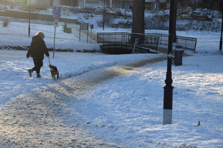 Zima w Pruszczu trwa. Piękna pogoda zachęca mieszkańców do aktywności! | ZDJĘCIA