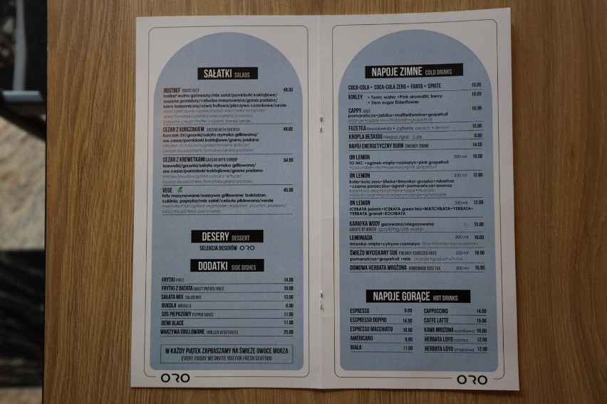 Restauracja ORO to nowe miejsce na mapie gastronomicznej...