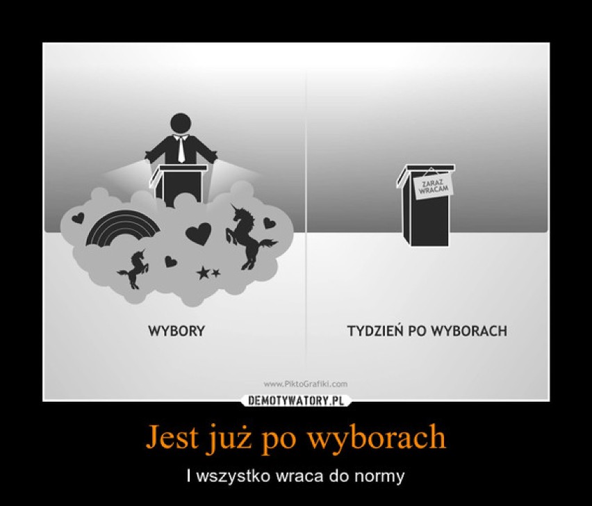 Memy po wyborach. Internauci to potrafią skomentować :)