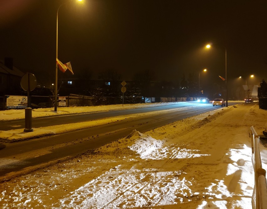 Nowe Miasto Lubawskie przykryte śniegiem wygląda magicznie