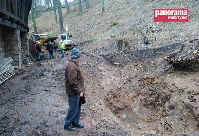 Przygotowania do budowy podziemnej trasy turystycznej w Książu