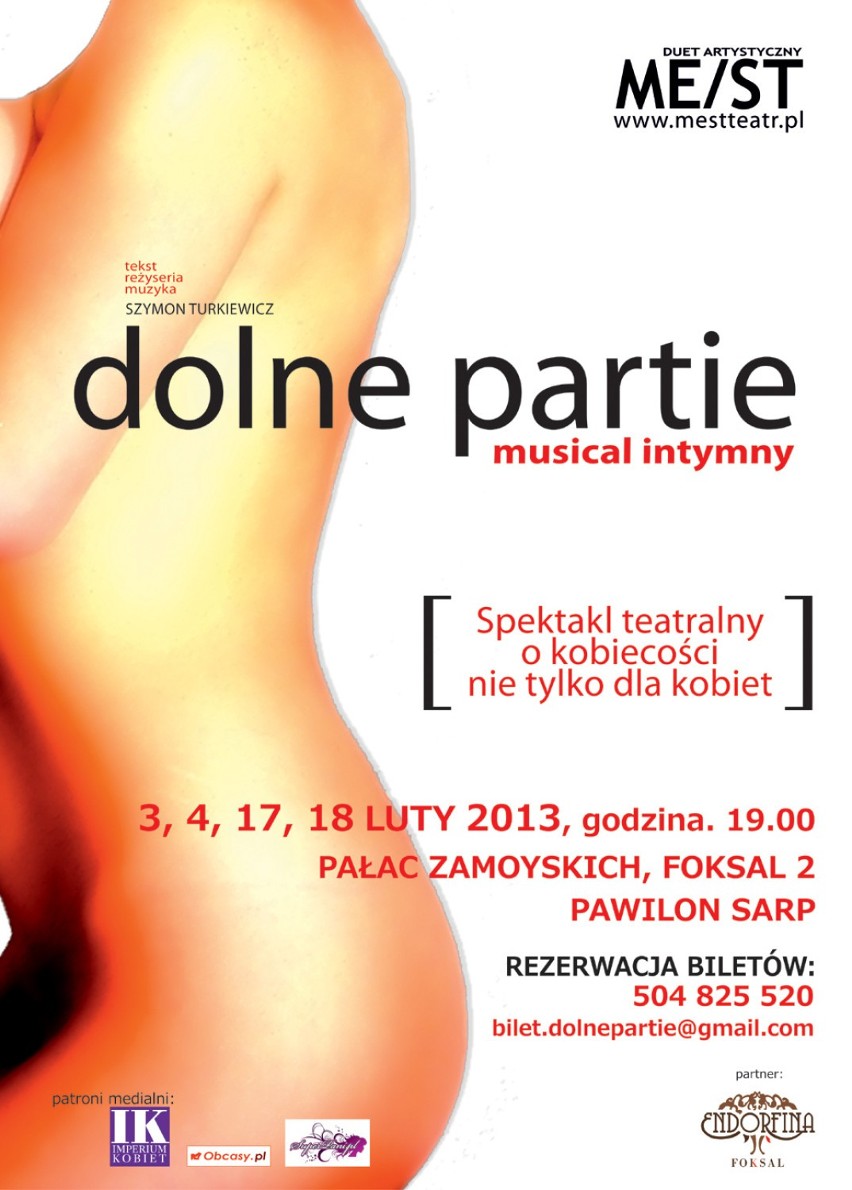 "Dolne Partie - musical intymny" - otwarcie i z humorem o kobiecej intymności [konkurs rozwiązany]