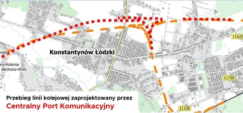 Przez Konstantynów Łódzki będzie biegła kolej? Projekt CPK zaskoczył włodarzy