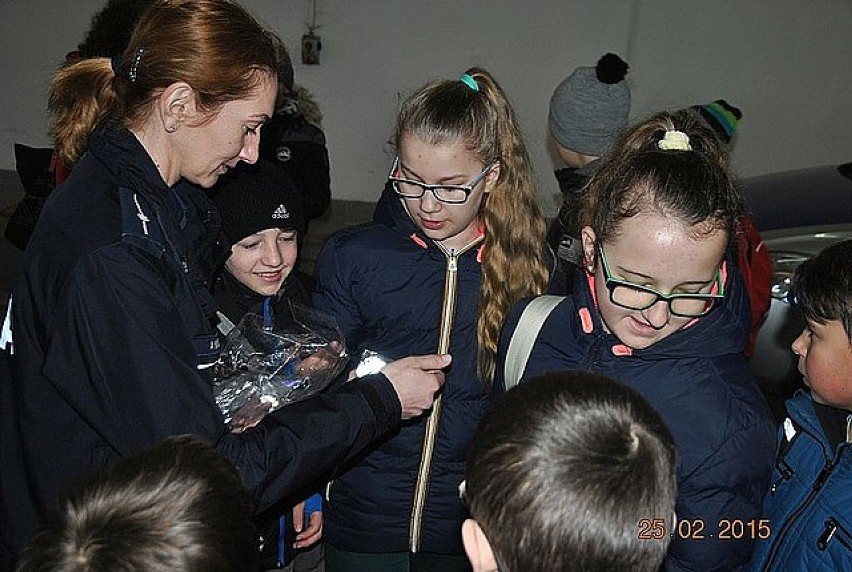 Uczniowie ze szkoły w Świętem odwiedzili jarosławskich policjantów