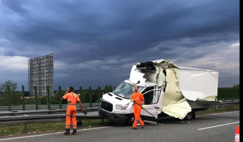 Wypadek na A1 na wysokości Czerwionki-Leszczyn [ZDJĘCIA]