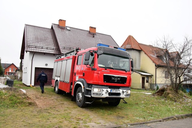 Pożar w Skorzewie (w gminie Kościerzyna), 10 grudnia 2017 r.