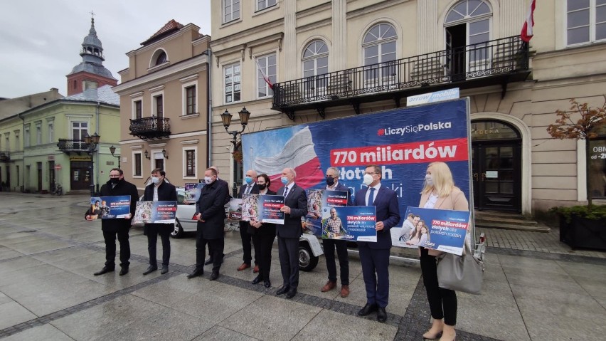 Macierewicz w Piotrkowie o europejskim Funduszu Odbudowy....