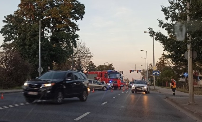 Do wypadku doszło na skrzyżowaniu ul. Krakowskiej i Braci...