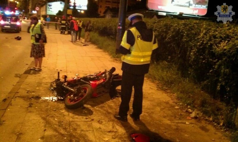 Sopot: Wypadek z udziałem motocyklisty