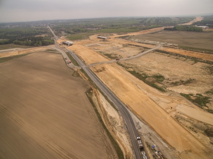 Budowa autostrady A1 między Kłobuckiem a Częstochową