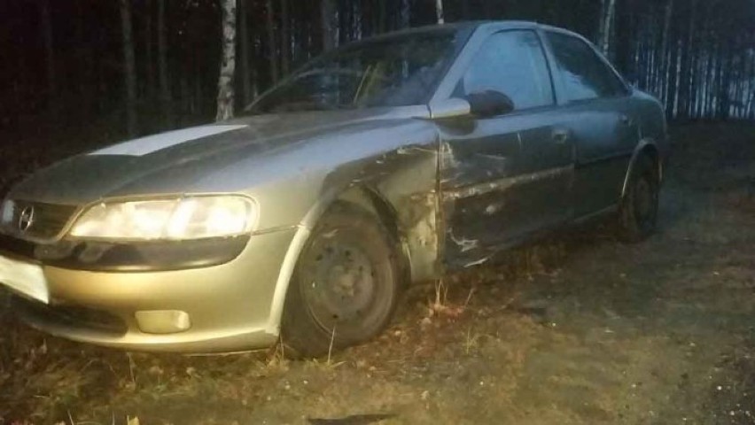 Zderzenia audi i opla na trasie Boczów-Krzewiny koło Nowogrodu Bobrzańskiego [ZDJĘCIA]