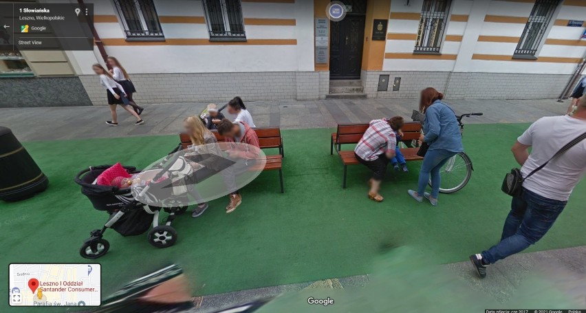 Ul. Słowiańska i Wolności w Lesznie na zdjęciach Google Street View