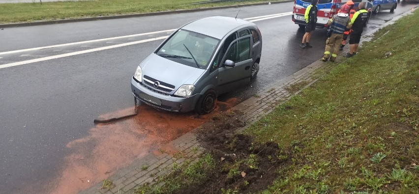 Wypadek na DTŚ w Katowicach