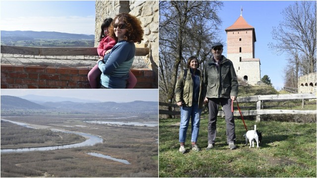 Odbudowana wieża zamkowa w Melsztynie przyciąga turystów z różnych zakątków kraju. Obiekt jest doskonałym punktem widokowym, z którego można podziwiać piękne krajobrazy.