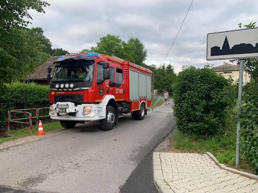 Niedaleko Krakowa doszło do zderzenia czterech samochodów