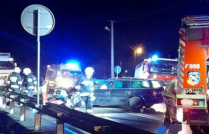 Dwa auta rozbite. Trzy osoby poszkodowane. Groźny wypadek na drodze w dolinie Dunajca