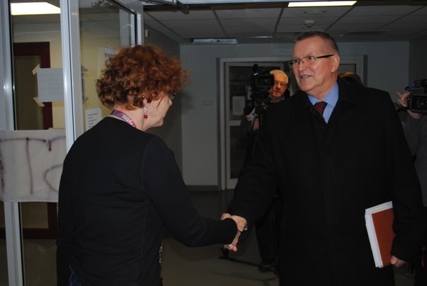 Prezydent Nowicki spotkał się z nowym dyrektorem szpitala