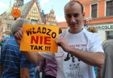 Władzo nie tak! We Wrocławiu protestowali przeciwko podwyżkom za odbiór śmieci