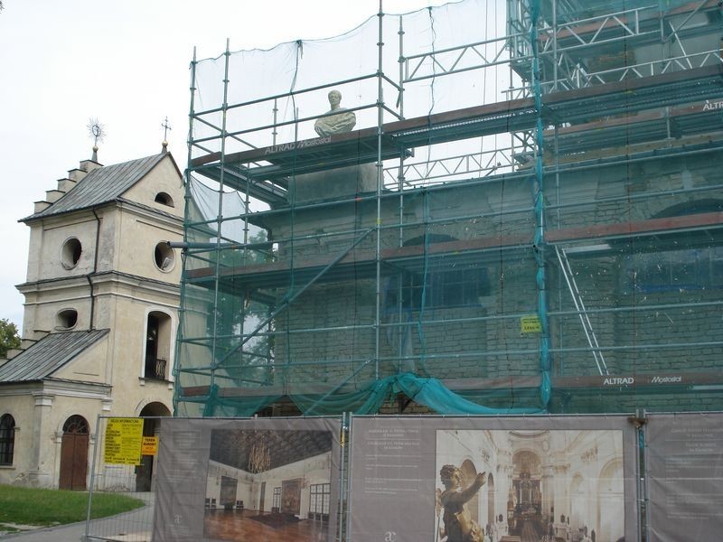 Trwa remont barokowego kościoła w Opolu Lubelskim
