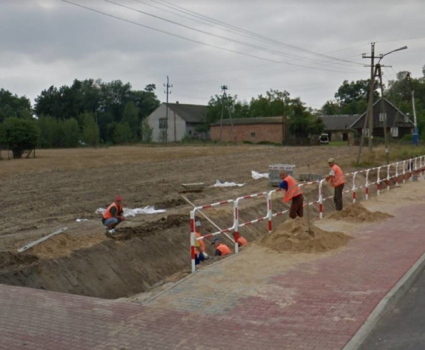Sielskie życie mieszkańców gminy Mokrsko. 2012 rok w ujęciu Google Street View
