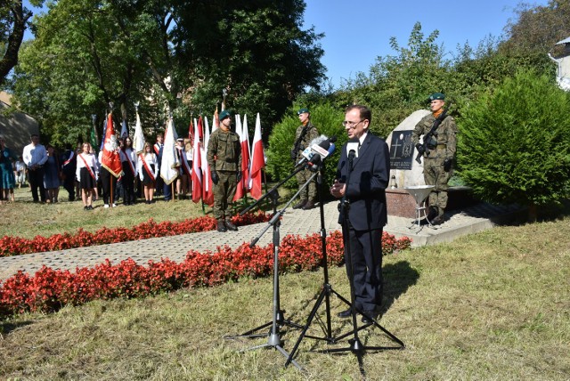 W uroczystościach w Chełmie wziął  udział szef MSWiA Mariusz Kamiński.  fot.