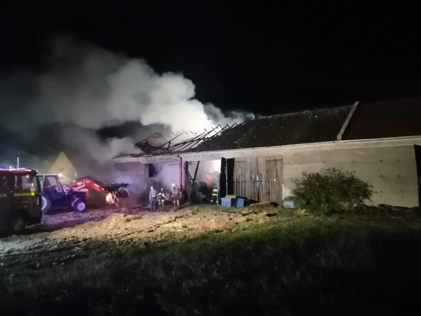 Późnym wieczorem 12 sierpnia 2020 r. doszło do pożaru stodoły w miejscowości Kurcew (gm. Kotlin)