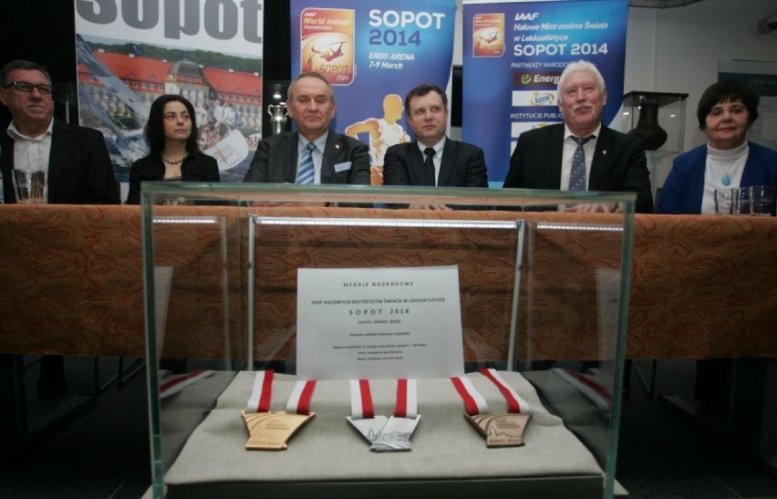 HMŚ Sopot 2014: Medale oficjalnie zaprezentowane. Chwalił je sam Władysław Kozakiewicz [ZDJĘCIA]