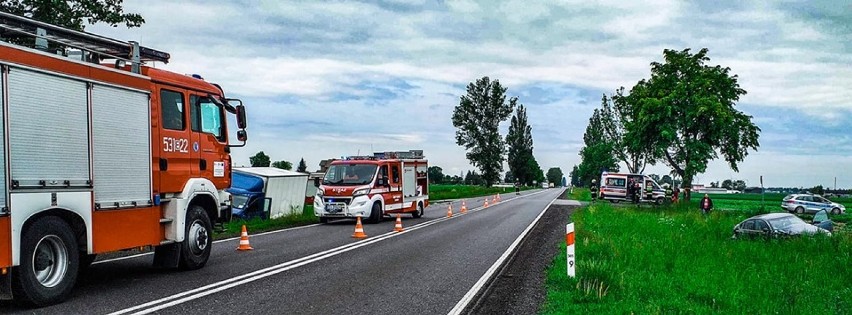 Kolizja w Zawadach. Kierująca osobówką z mandatem [foto]