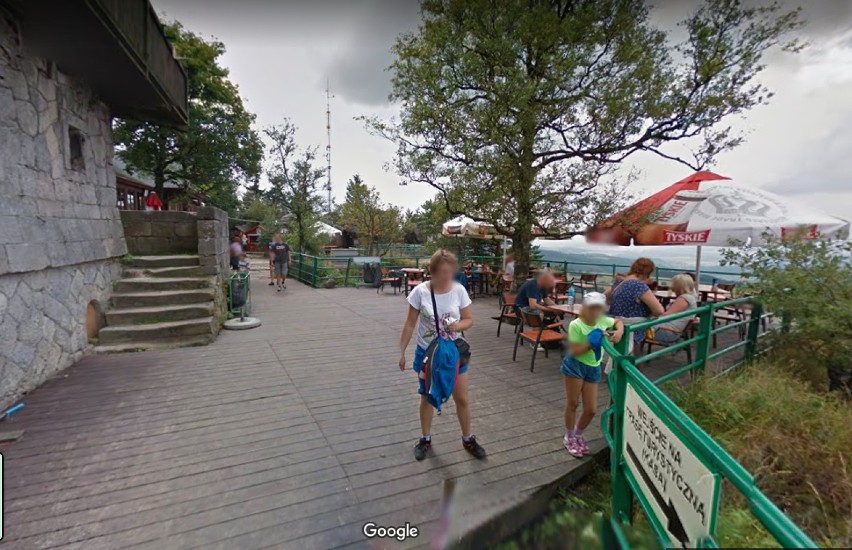 Szczeliniec Wielki: kamery Google Street View przyłapały turystów
