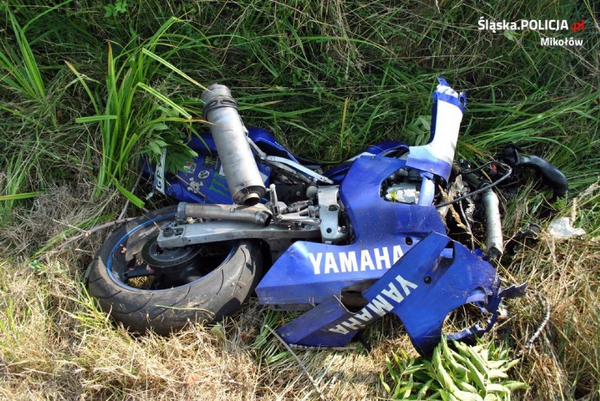 Mikołów: zginął motocyklista z Ornontowic ZDJĘCIA