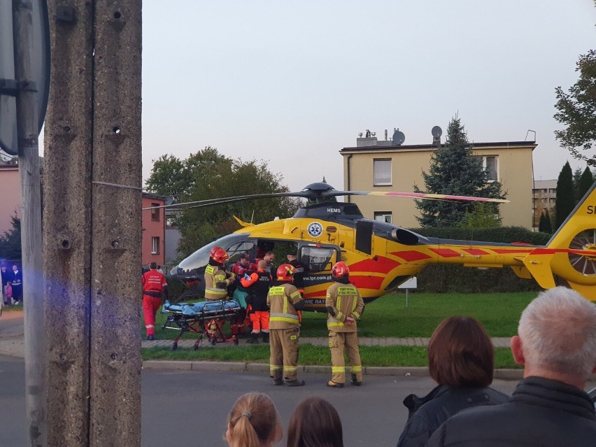 Helikopter LPR w Chorzowie lądował do starszej osoby,...